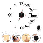 Great Collection - 3D Wall Clock Modern Designed Clock