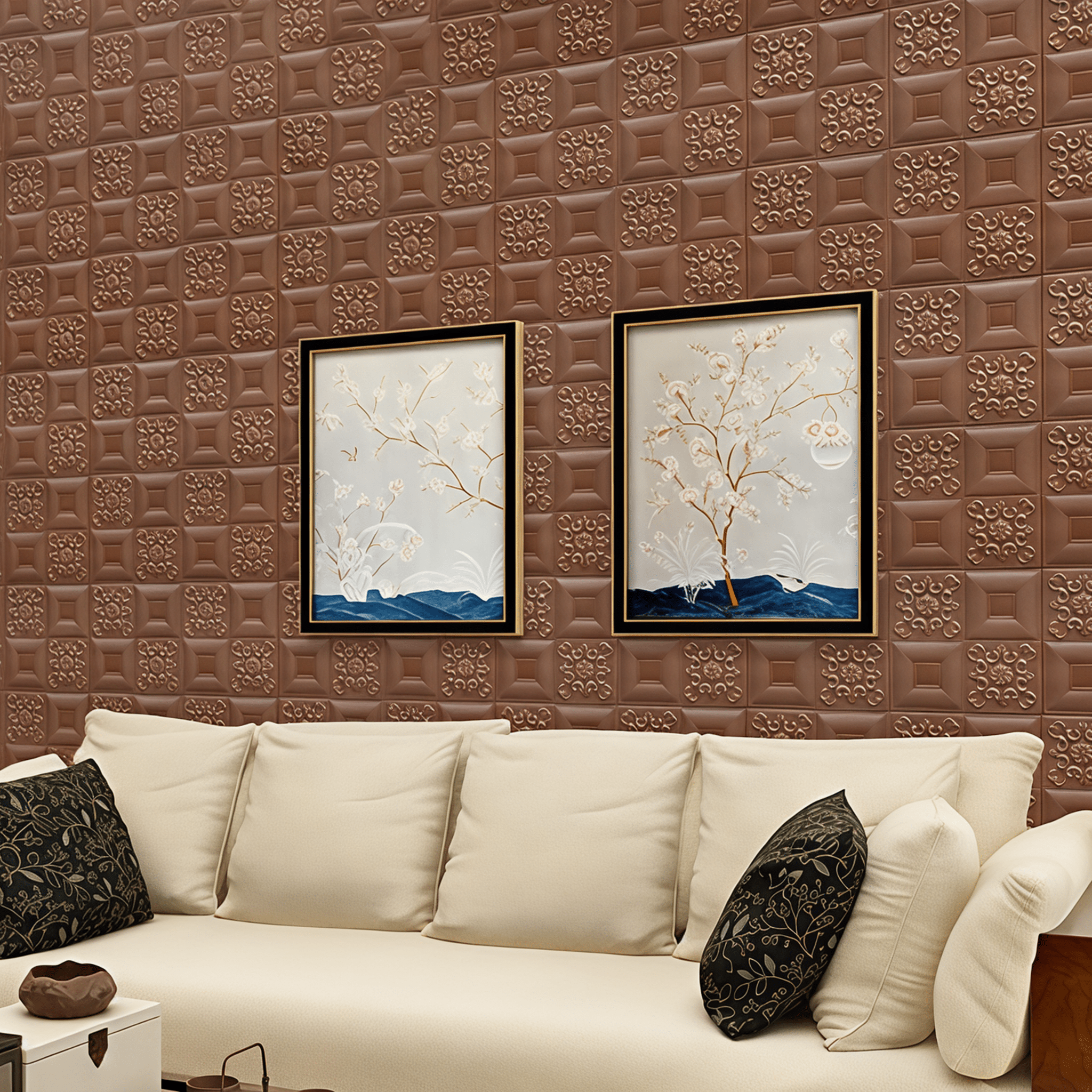 3D Sticker Foam Panels ( 2.3 x 2.5 Feet )