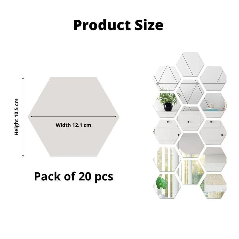 Great Collection - Hexagon 3D Acrylic Wall Stickers