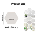 Great Collection - Hexagon 3D Acrylic Wall Stickers