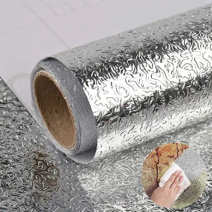Aluminum Oil Proof Self-Adhesive Heat Resistant 3D Stickers (2 Meters)