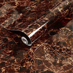 Black Marble Wallpaper for Kitchen Counter Top Waterproof & Oil Proof (1.3 Meter)