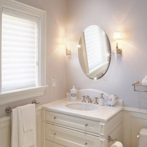 Great Collection - Acrylic Oval Mirror (35 x 50 cm) PACK OF 2